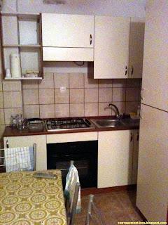 L'appartement où j'étais, la piètre qualité de l'appareil photo de mon téléphone ne le met pas en valeur !