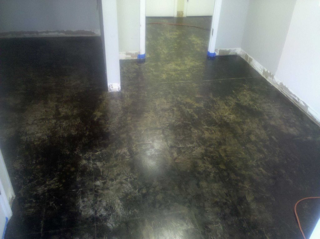 Epo Floors Stainless steel metalic epoxy