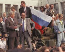 Eltsin dirige il colpo di Stato contro il Parlamento dell'URSS