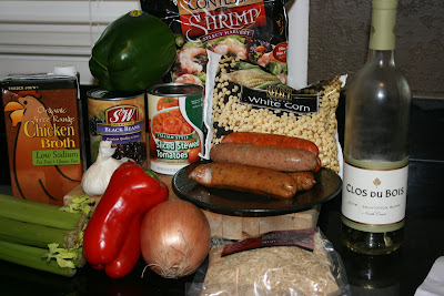 these are the ingredients you need to make jambalaya in the crockpot slow cooker