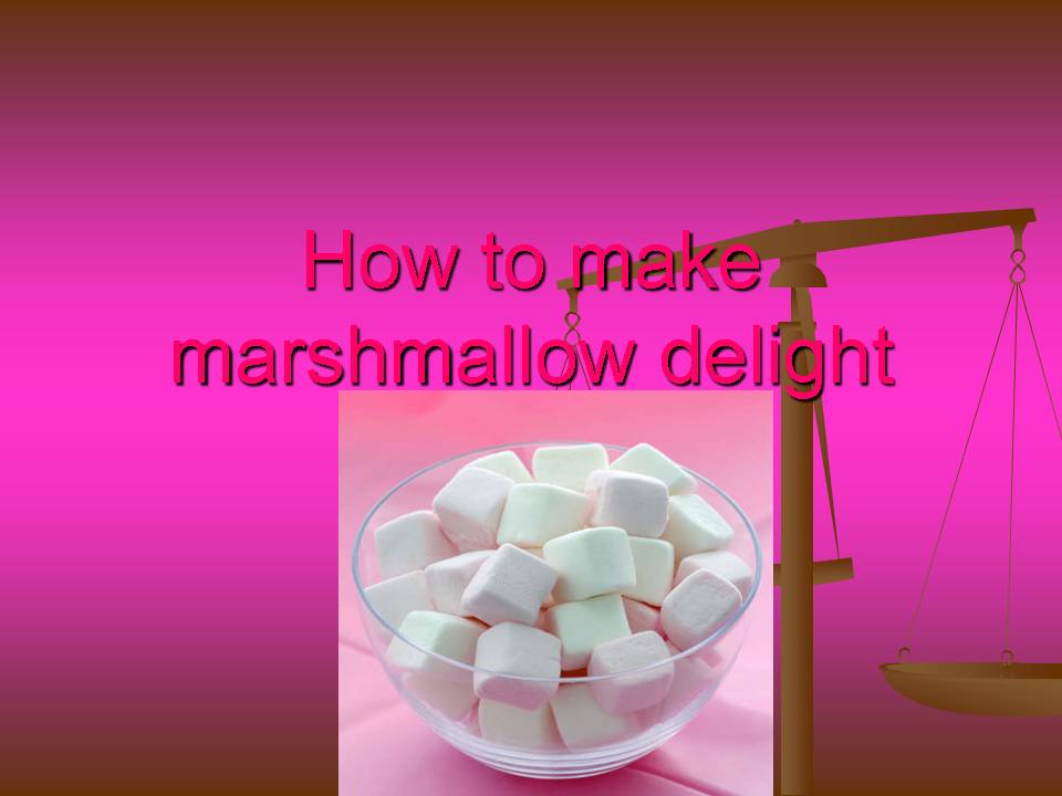 Philip's Marshmallow Delight