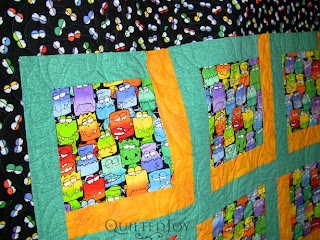 Monster Quilt, quilted by Angela Huffman