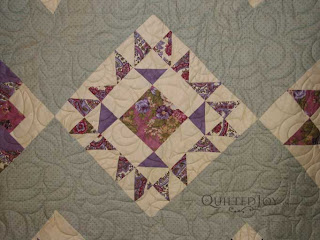 Lime Tree Panto - Block of the Month, quilted by Angela Huffman