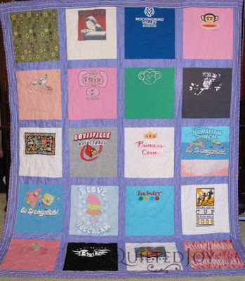 Another Tshirt Quilt from Jennifer! Quilted by Angela Huffman