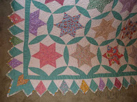 This quilt was decades in the making, read the story at QuiltedJoy.com