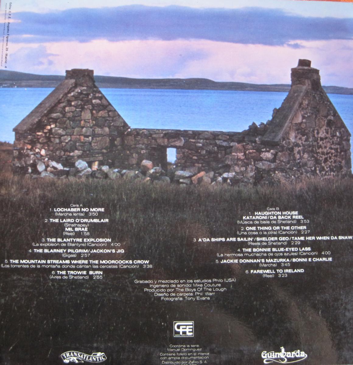 Hasta la última nota THE BOYS OF THE LOUGH, LOCHABER NO MORE, 1979.