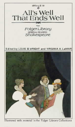 Book Covers: ALL'S WELL THAT ENDS WELL by William Shakespeare