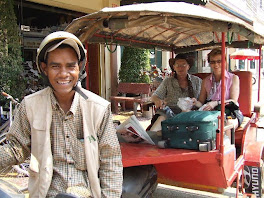 Jay & Linda in Khmer Tuk Tuk