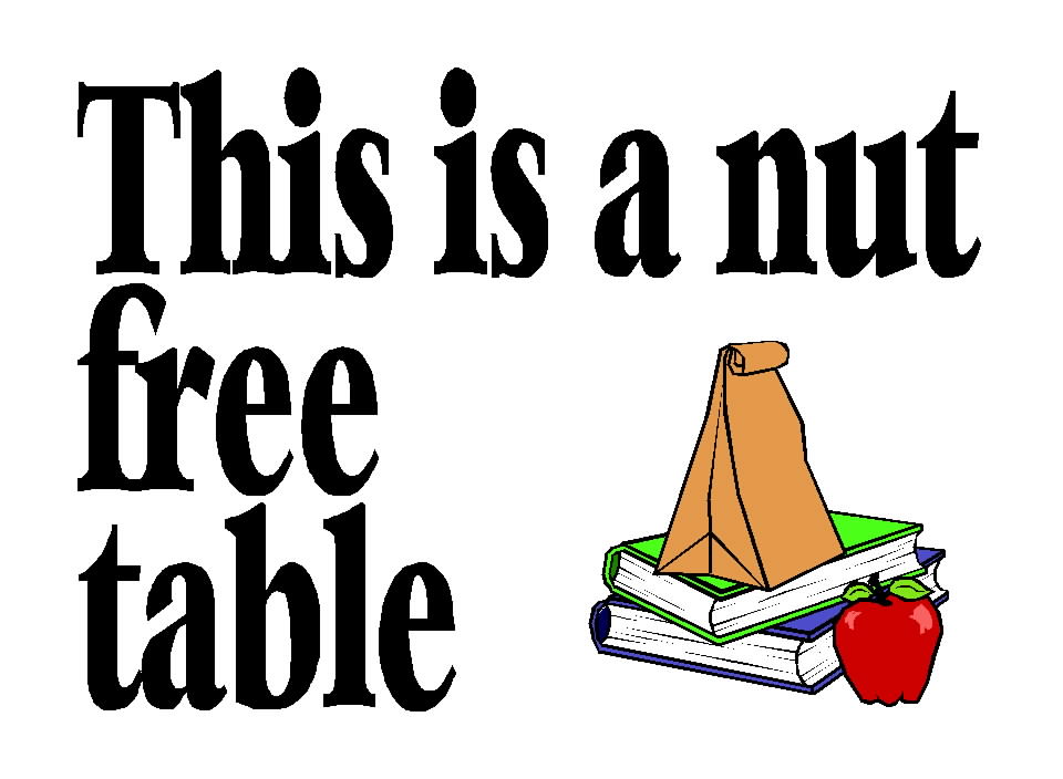 Free Posters And Signs Nut Free Table Free Posters And Signs Nut Free Table