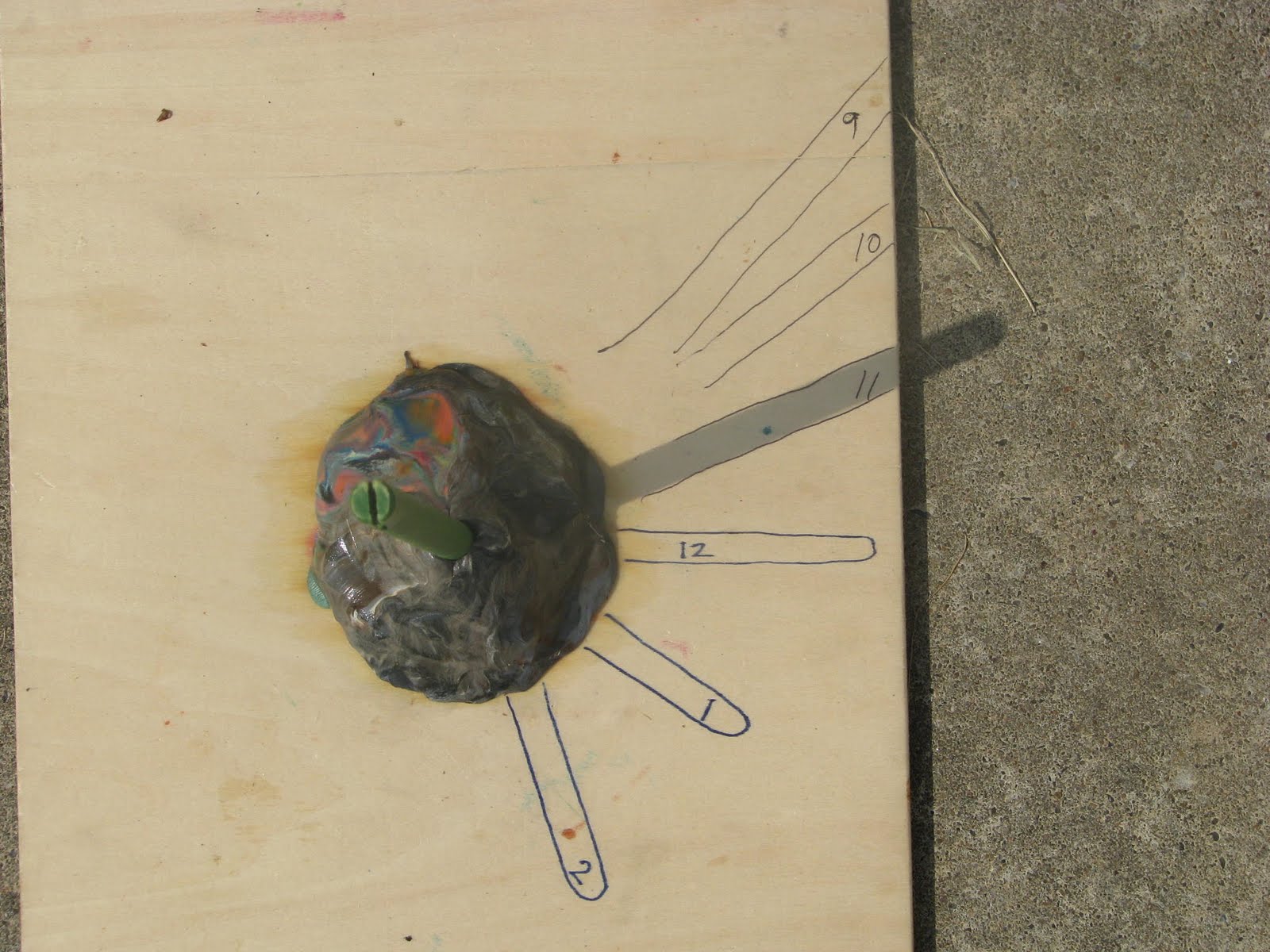 Living Creatively A Kindergarten Sundial