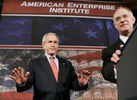 aei: the root of bush’s right-wing ideology