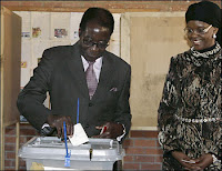 mugabe once again sworn in as president