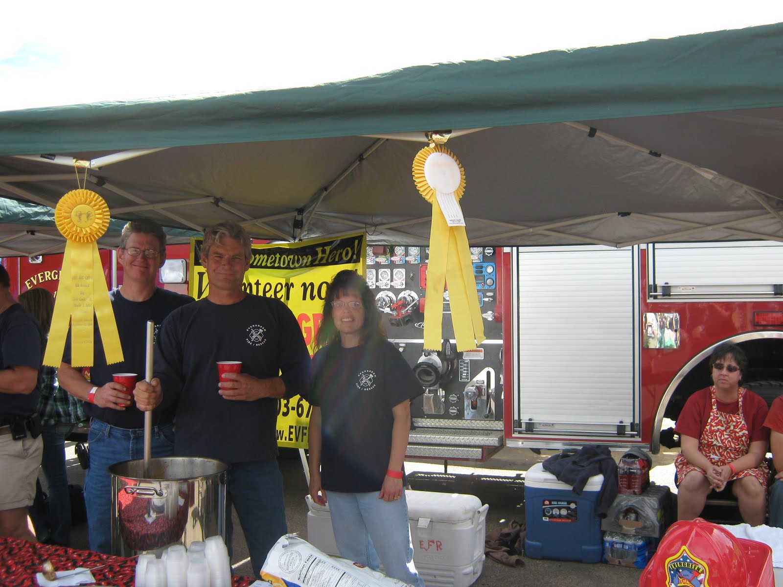 to My Evergreen Biz Fire and Rescue at the Big Chili Cook Off