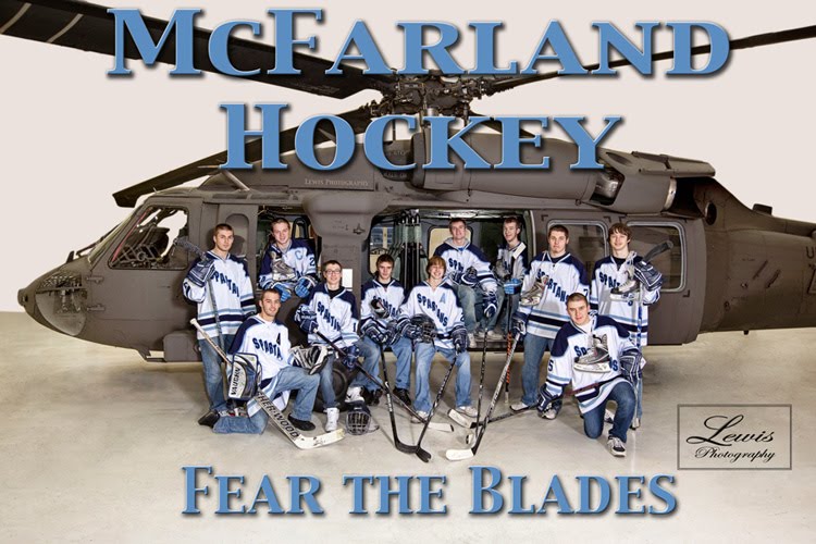 Lewis Photography McFarland High School Hockey Team Lewis