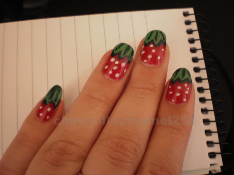10. Strawberry French Tip Nails - wide 9