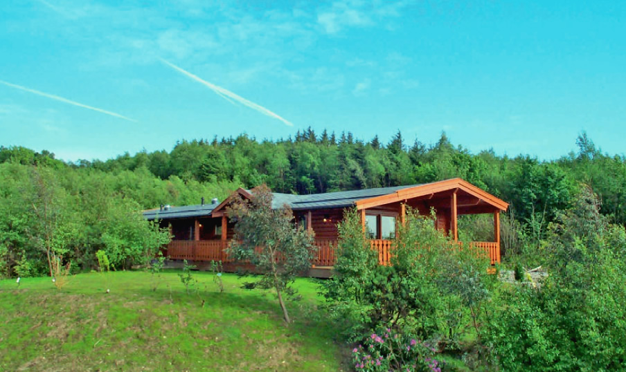 View of Luxury Holiday Lodges: Kipp Forest Lodges: Strong, spacious, sumptuous ...