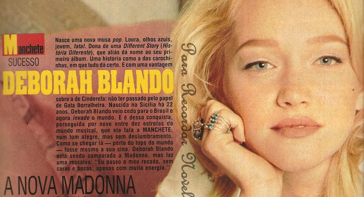 Classify ItalianUkrainianBrazilian singer Deborah Blando