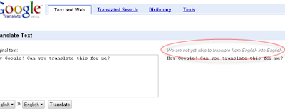Google Translate Glitch