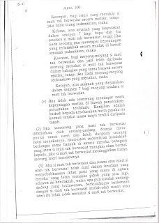 Akta Pembahagian 1958 | Orang Merantau