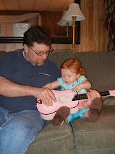 Playing the guitar with Uncle Kirt