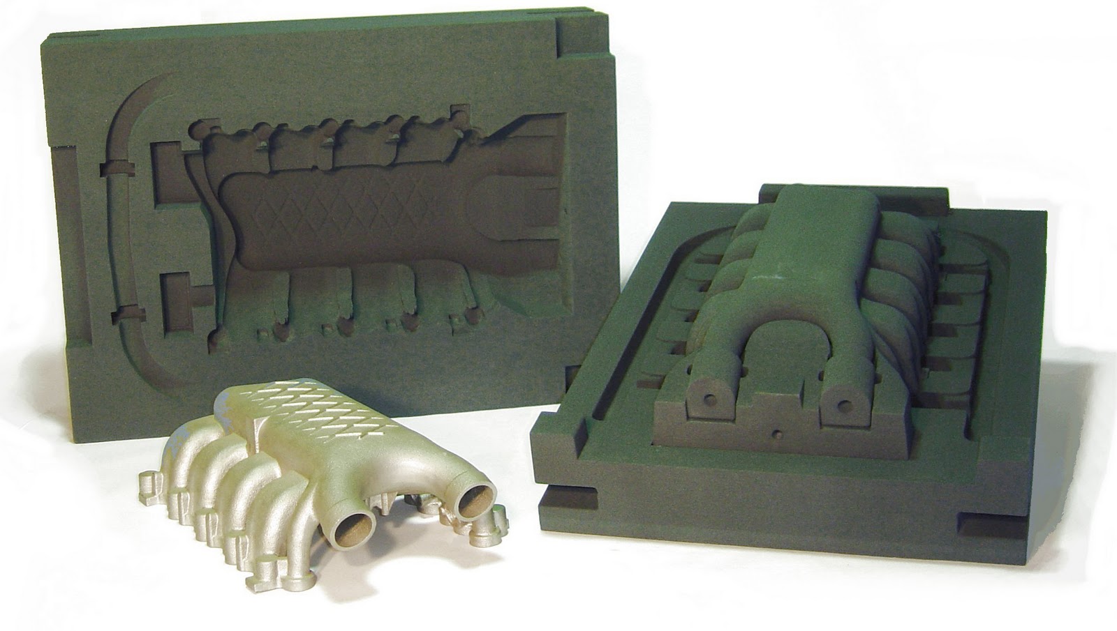 Modernización Loco forma Prototipos rápidos: Moldes de arean para fundición fabricado en impresora 3D