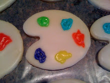 Easely Amused Paint Palette Cookies