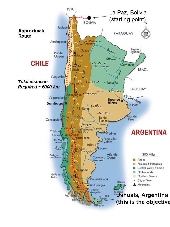 Fogbank Toons - Darryl's Tour de Chile: Days 45 & 46, Bariloche to El BolsÃ³n