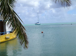 At anchor in Aitutaki