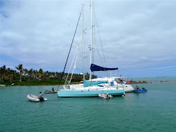 Helping Bubus when the mooring broke