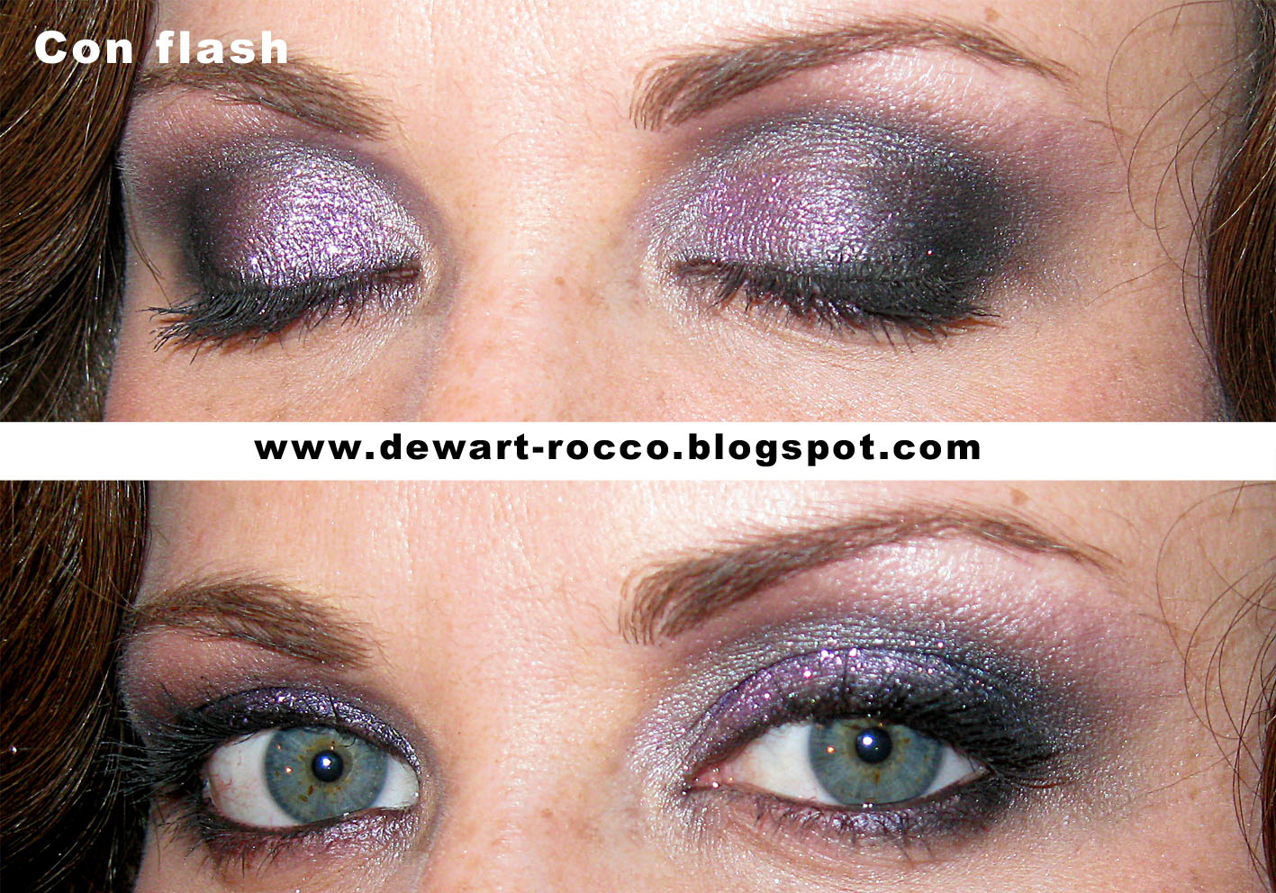 SOÑANDO EN TECNICOLOR MAQUILLAJE OJOS AZULES