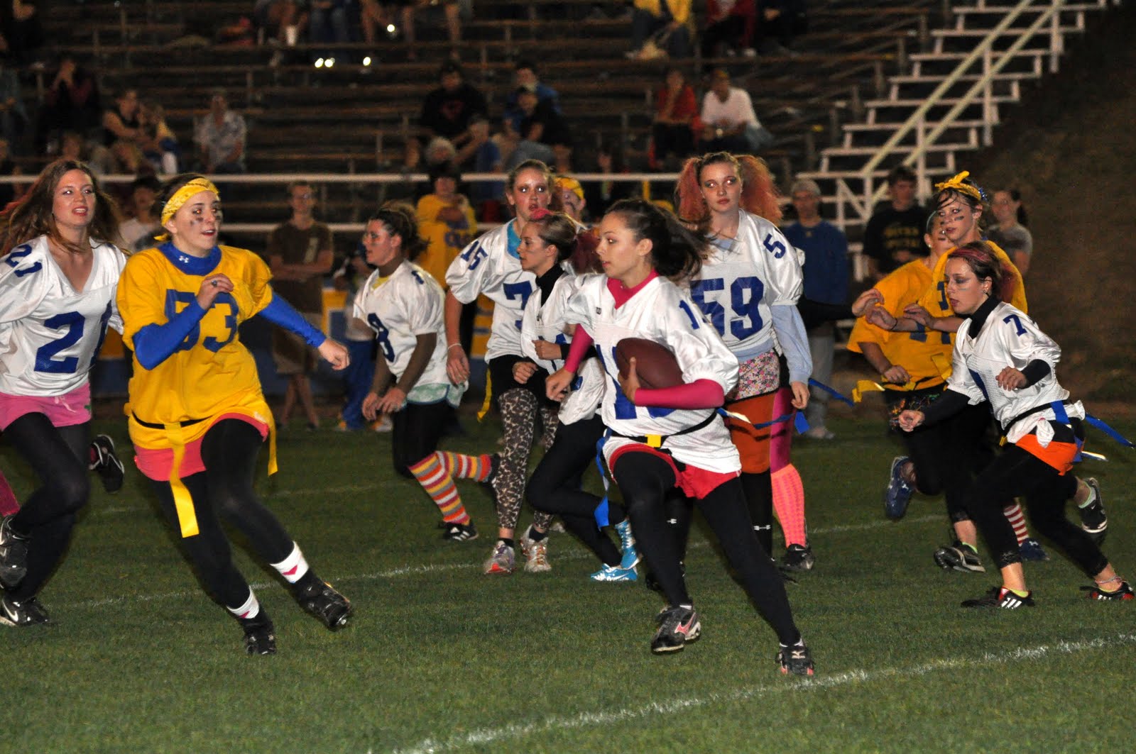 Trini's Treasures Powder Puff Football at PRHS last night!