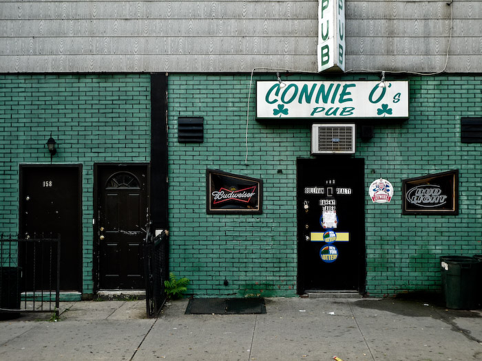 Street Level Norman Avenue, Greenpoint Brooklyn