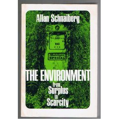 The Environment: from Surplus to Scarcity