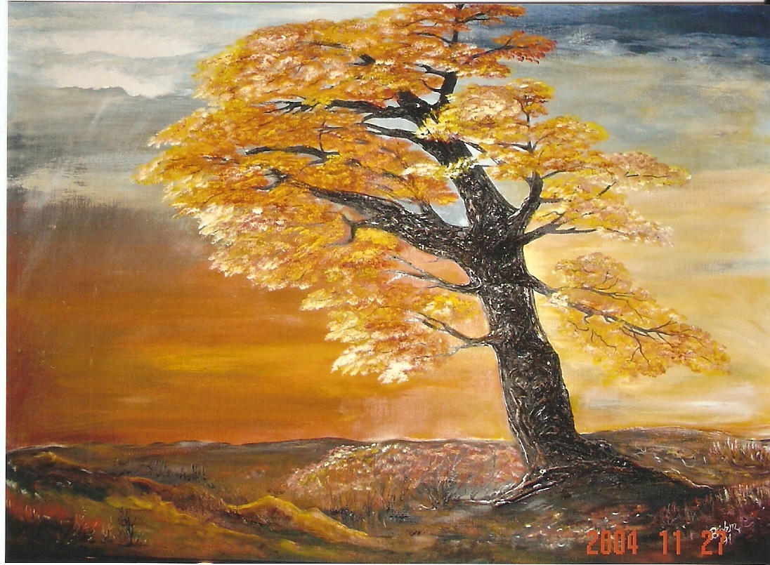 Ölmalerei Baum