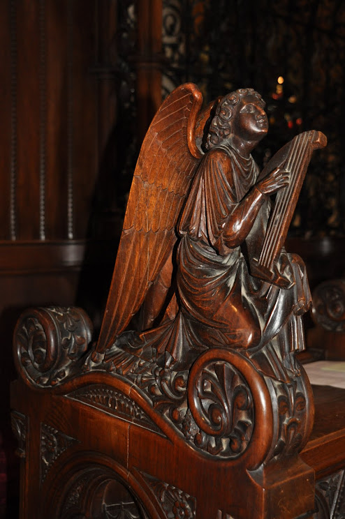 Christ Church chancel carving