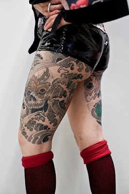 thigh tattoos designs