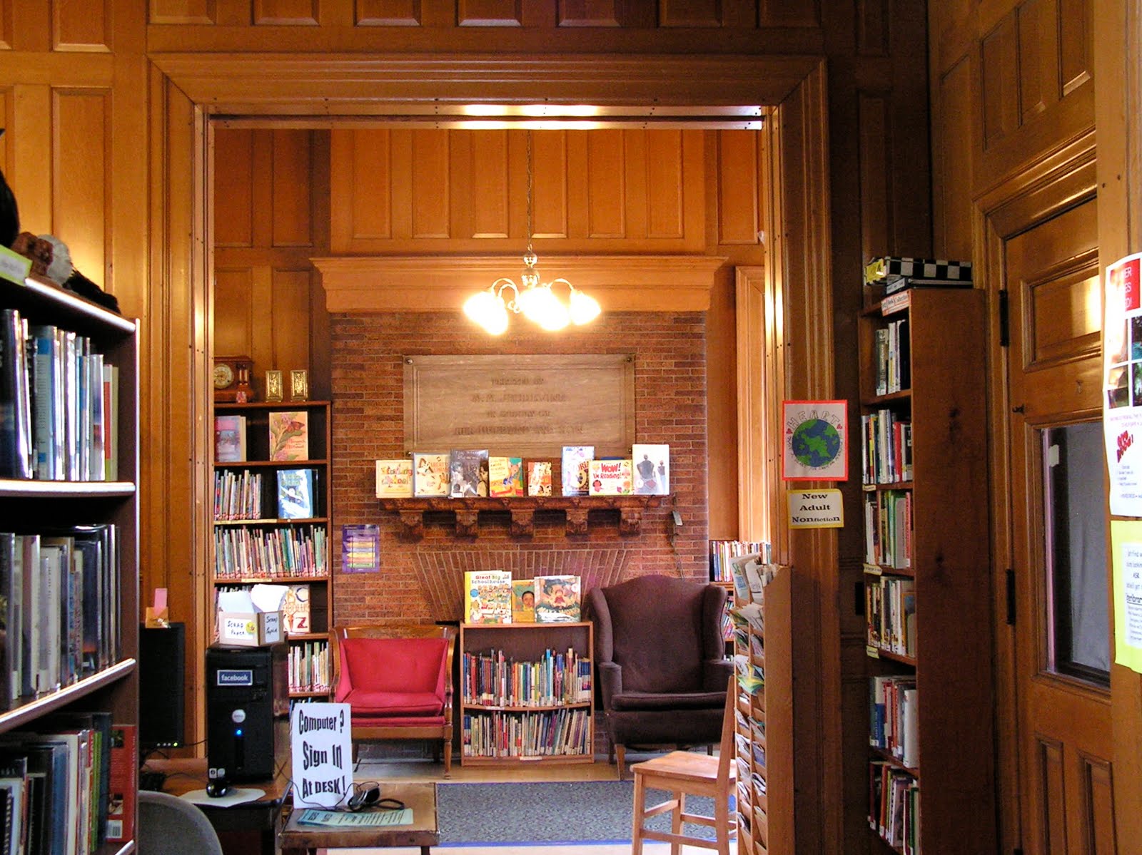 Library Space Traveler Jeudevine Memorial Library in Hardwick, Vermont