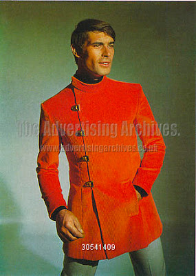 Retro Vintage Mod Style: The Orange Nehru Jacket