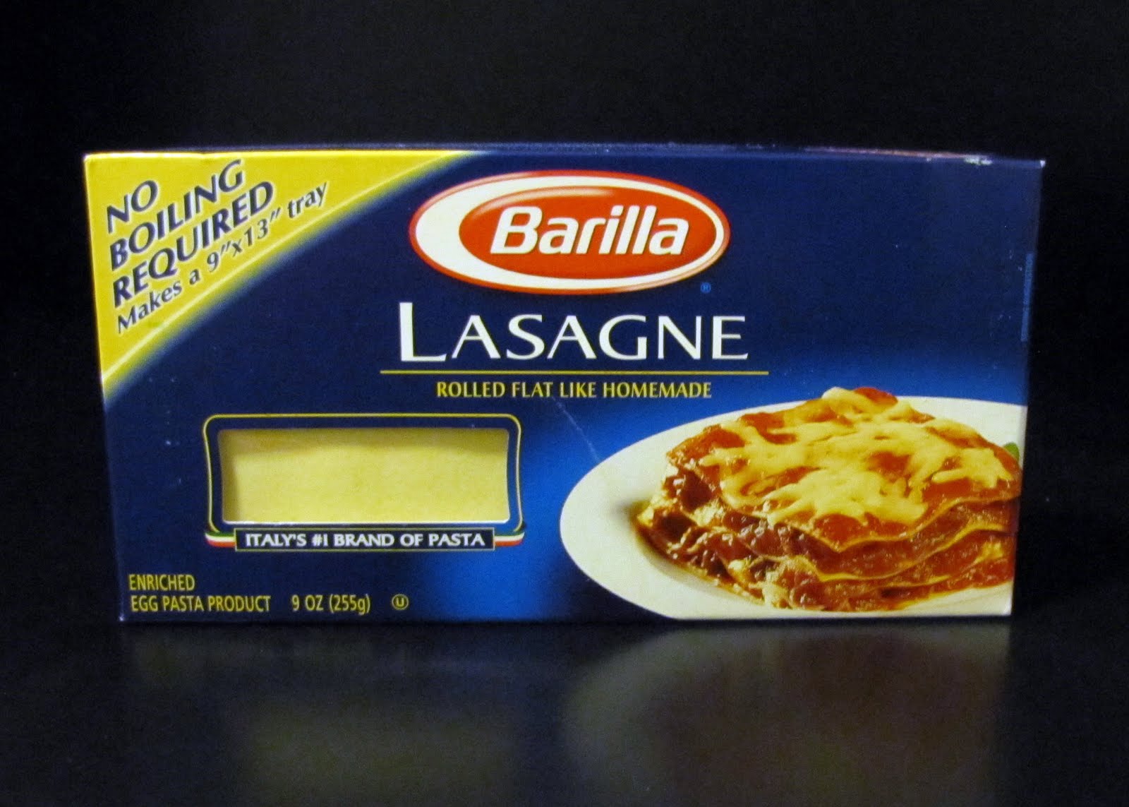 Barilla No Boil Required Lasagna Noodles