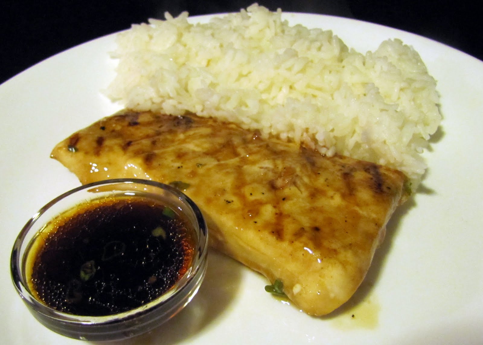 Smells Like Food in Here SoyGrilled Mahi Mahi with Korean Dipping Sauce
