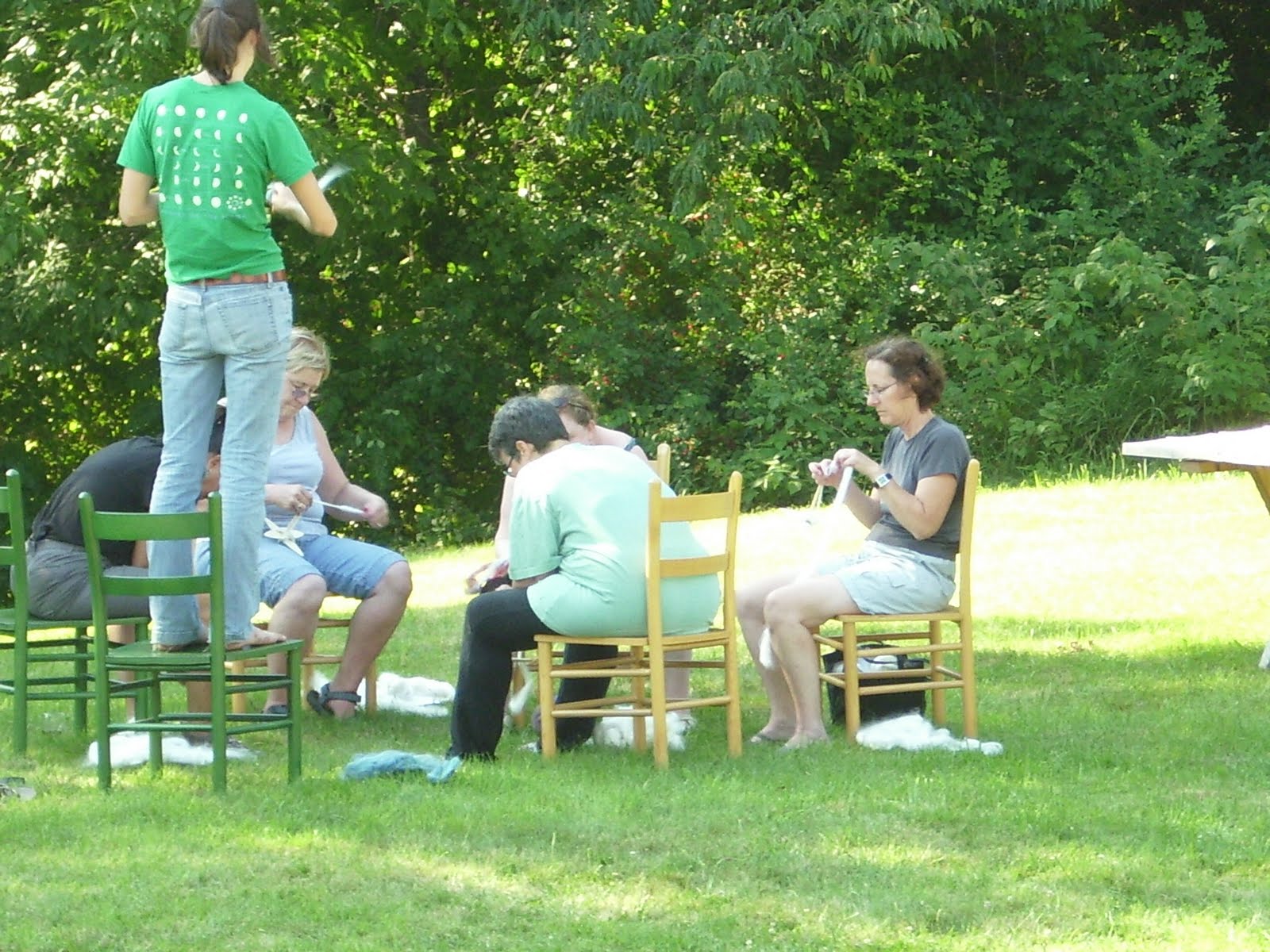 Knitting Out Loud New England Fiber Arts Retreat at Medomak Camp, Maine