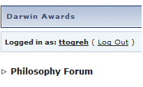 The Darwin Awards Forum