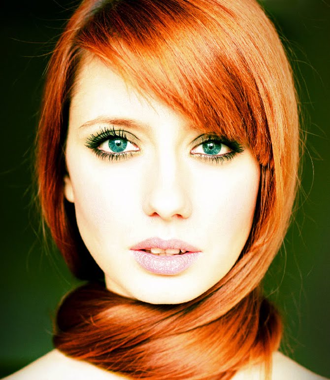 Redhead With Green Eyes 42