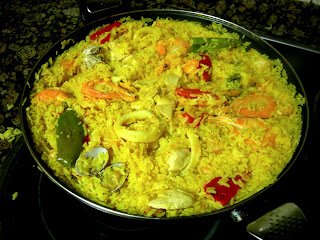  Paella de marisco 