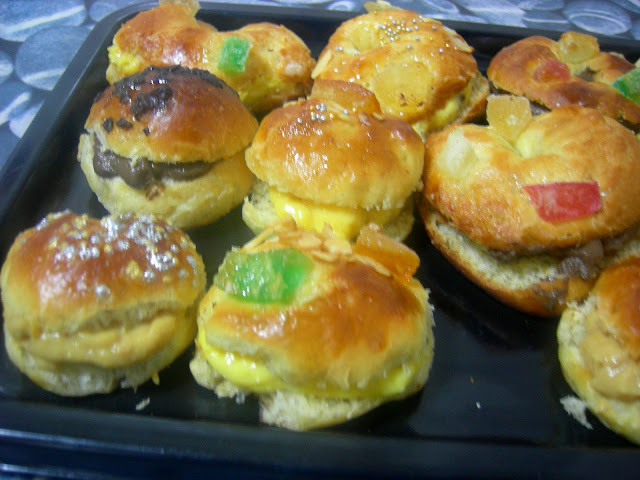  Mini-roscones de reyes rellenos 