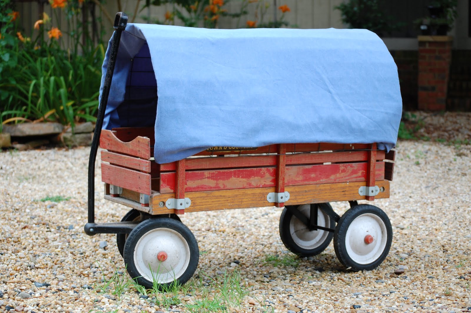 How to make a covered wagon
