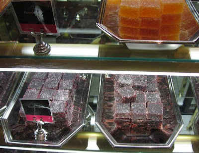 trays and trays of  Fauchon's Pates de Fruits