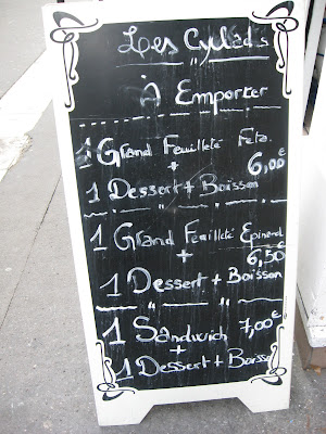 Menus Ardoises - ParisBreakfasts