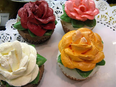 Eli Zabars Flower Cupcakes