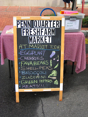 Penn Quarter farmer's market, Washington DC